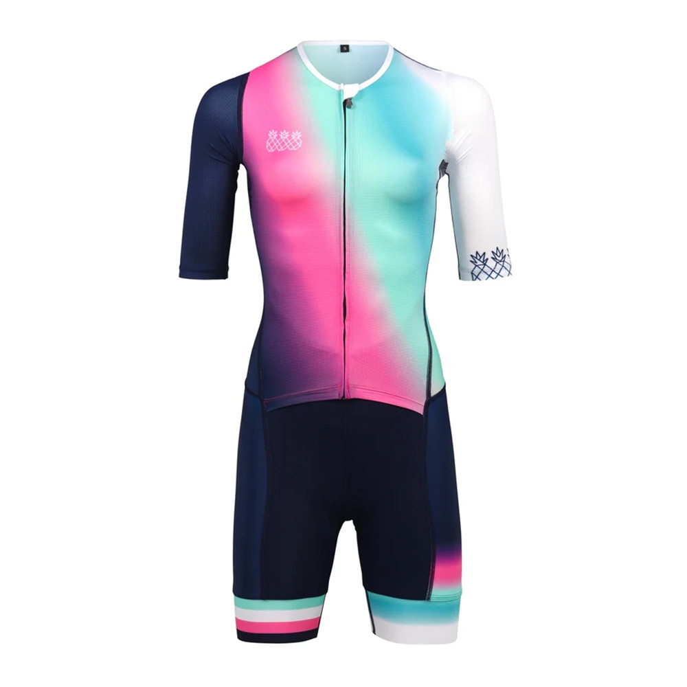 Triathlon Cycling Kit - Verão feminino triathlon terno pro equipe