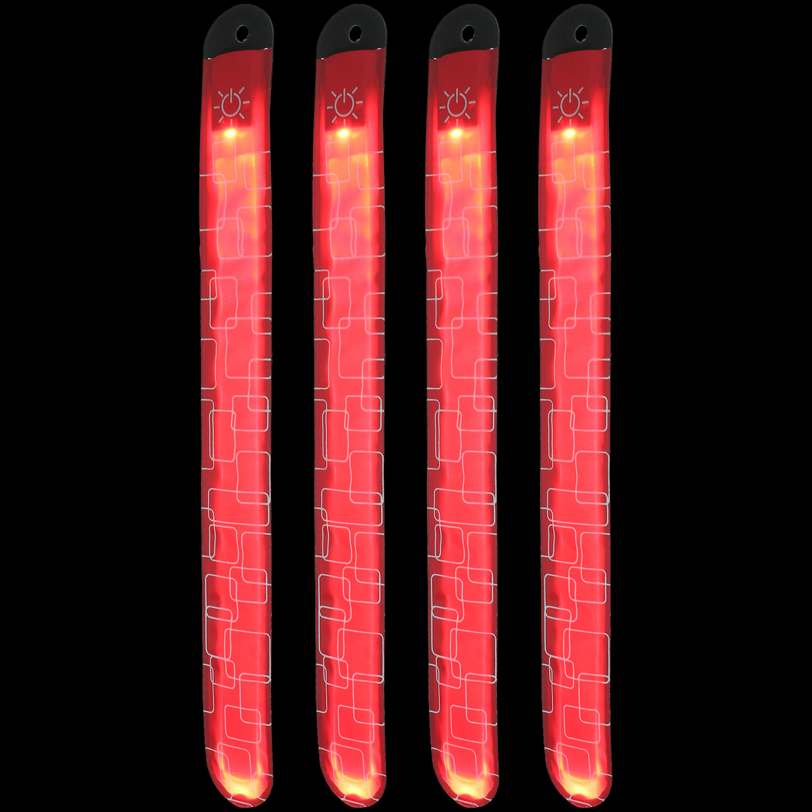 Ultra Cycling Gear - Conjunto de 4 Faixas LED para