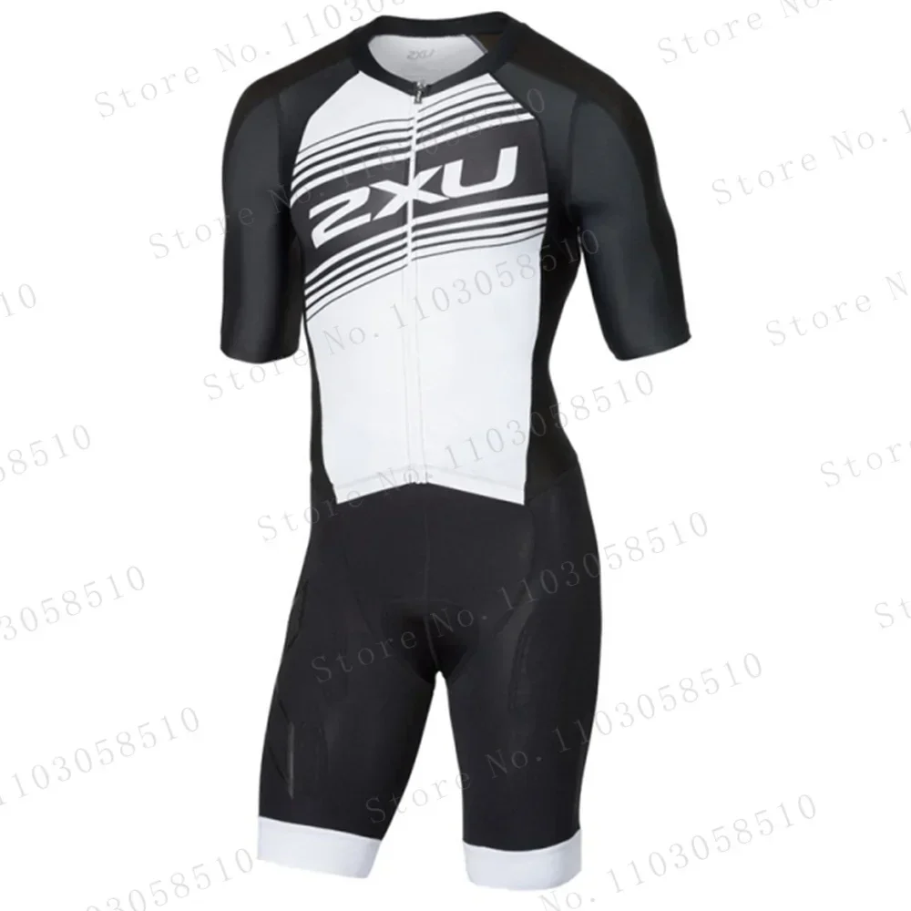Zxuful preto branco triathlon  - Triathlon Cycling Kit avaliação e preço