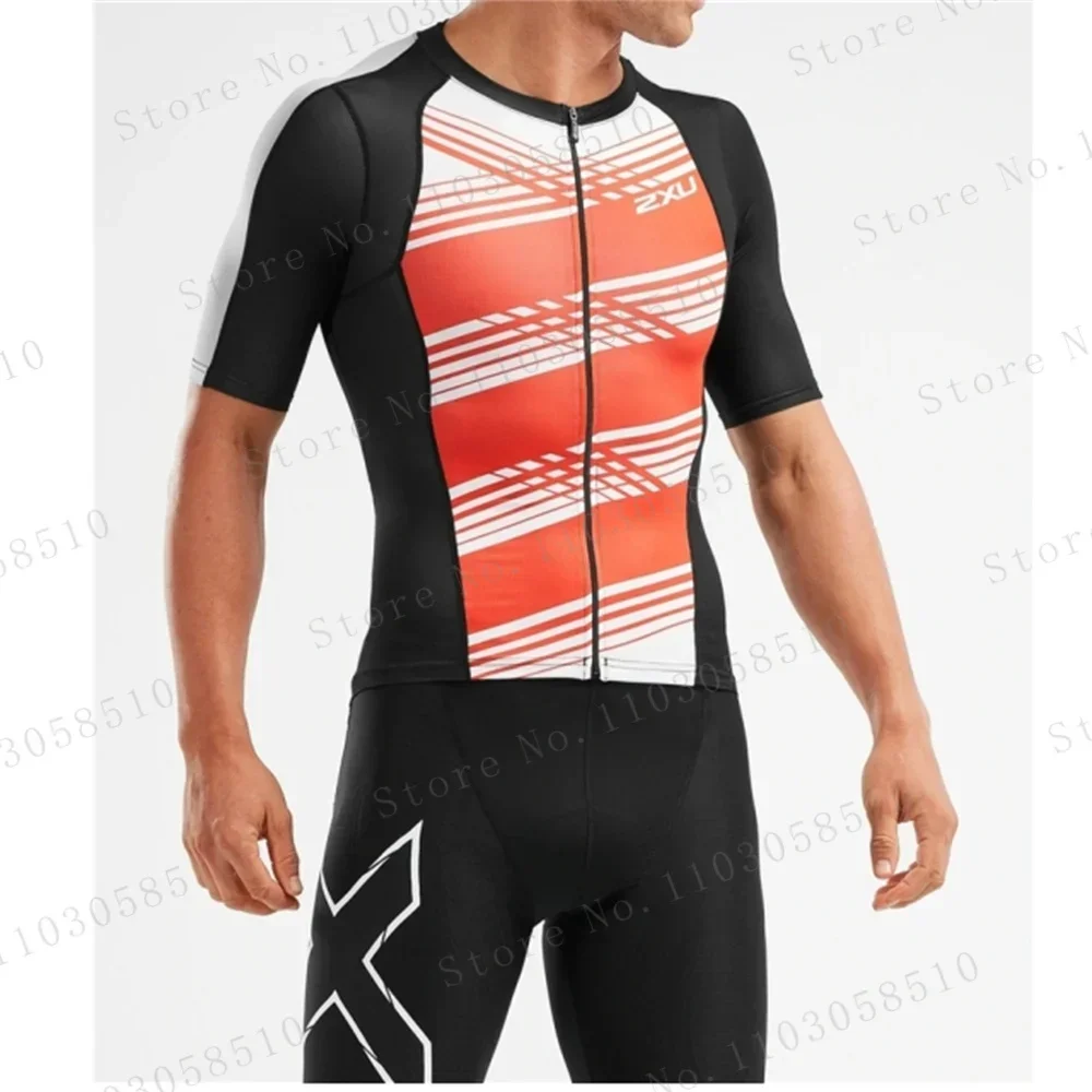 Zxuful preto branco triathlon  - Triathlon Cycling Kit avaliação e preço